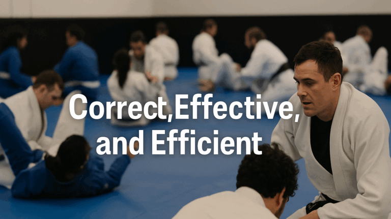 Correct. Effective. Efficient. The Three Pillars of Smart Training and Living